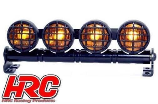 HRC Racing Lichtset 1/10 oder Monster Truck LED JR Stecker Dachleuchten Stange Typ B Gelb / HRC8724BY