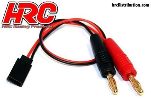 HRC Racing Ladekabel Gold Banana Stecker zu Empfängerakku JR Universal Stecker / HRC9118