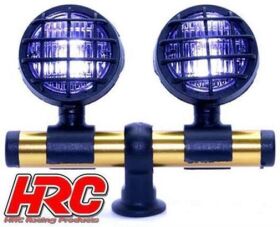 HRC Racing Lichtset 1/10 oder Monster Truck LED JR Stecker Dachleuchten Stange Typ A Kurz / HRC8728A