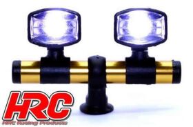 HRC Racing Lichtset 1/10 oder Monster Truck LED JR Stecker Dachleuchten Stange Typ B Kurz / HRC8728B