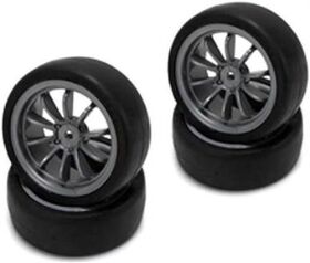 Team Magic Reifen 1/10 Touring montiert 10 Spoke Fog...