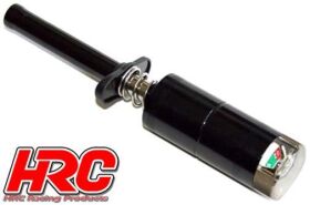 HRC Racing Glühkerzenstecker mit Anzeige und Akku 1800 mAh mit Lader Schwarz / HRC3085