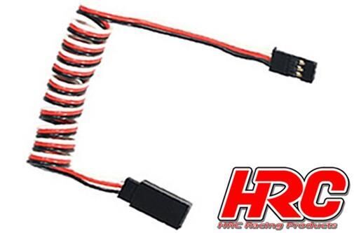 HRC Racing Servo Verlängerungs Kabel Männchen/Weibchen UNI (FUT & JR) typ 80cm Länge / HRC9236