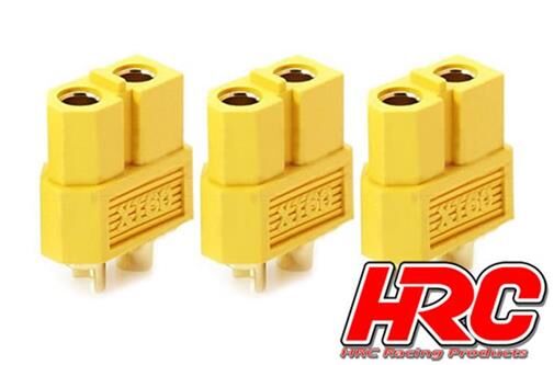 HRC Racing Stecker Gold XT60 weibchen (3 Stk.) / HRC9095A