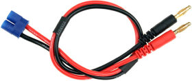 HRC Racing Ladekabel 4mm Bullet zu EC3 Stecker 300mm Gold / HRC9113