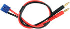 HRC Racing Ladekabel 4mm Bullet zu EC3 Stecker 300mm Gold / HRC9113
