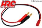 HRC Racing Ladekabel Gold Banana Stecker zu BEC JST Stecker / HRC9117