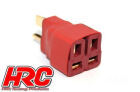 HRC Racing Adapter für 2 Geräte in Parallel Kompakte Version Ultra T (Deans Kompatible) Stecker / HRC9184D