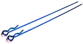 HRC Racing Karosserieklammern 1/10 Lang Klein Kopf Blau...