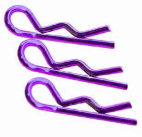 HRC Racing Karosserieklammern 1/10 Kurz Klein Kopf Purple...