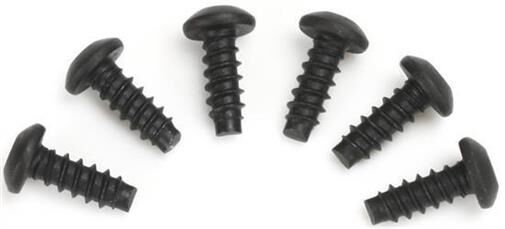 Team Magic Schrauben Rundkopf selbstschneidend Hex (Allen) 3 x 8mm (6 Stk.) / TM116308BU