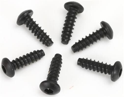 Team Magic Schrauben Rundkopf selbstschneidend Hex (Allen) 3 x 10mm (6 Stk.) / TM116310BU