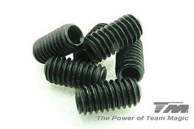 Team Magic Madenschrauben M4 x 4mm (6 Stk.) / TM126404S