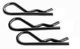 HRC Racing Karosserieklammern 1/8 Kurz Klein Kopf Schwarz...