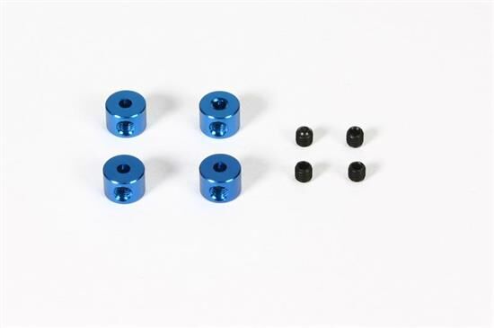 Team Magic Stellringe Aluminium Blau (4 Stk.) / TM117001B