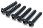 Team Magic Schrauben Rundkopf M3.5 x 20mm (6 Stk.) / TM123520BU