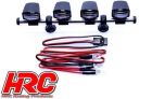 HRC Racing Lichtset 1/10 oder Monster Truck LED JR Stecker Dachleuchten Stange Typ B Lang / HRC8729B
