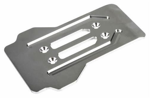 Team Magic Tuningteil E6 Trooper / Trooper II / E6 III Chassis Schutzplatte vorne aus Rostfreier Stahl / TM505228