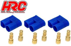 HRC Racing Stecker Gold EC3 männchen (3 Stk.) /...