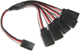 HRC Racing Kabel Y 1 zu 5 26 AWG Kabel LED UNI FUT -22AWG...