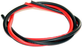 HRC Racing Kabel 12 AWG/ 3.3mm2 Silber (680 x 0.08) Rot und Schwarz (0.5m jedes) / HRC9521