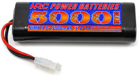 HRC Racing NiMH Akku 7,2V 5000mAh 6 Zellen Stick Tamiya...