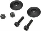 Team Magic Ersatzteil E6 Trooper II / E6 III Scheiben und Schrauben für Heckspoiler (2 Stk.) / TM505214