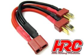 HRC Racing Adapter für 2 Akkus in Parallele 14AWG...