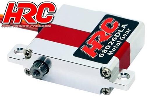 HRC Racing Servo Digital 30x10x30mm / 24g 6.9kg/cm Metallzahnräder Laydown Aluminium Case Doppelt Kugelgelagert / HRC68026DLA