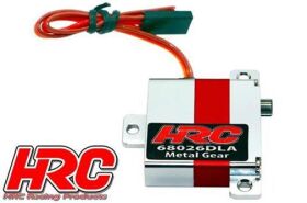 HRC Racing Servo Digital 30x10x30mm / 24g 6.9kg/cm Metallzahnräder Laydown Aluminium Case Doppelt Kugelgelagert / HRC68026DLA