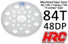HRC Racing Hauptzahnrad 48DP Low Friction Gefräst Delrin 84Z / HRC74884P