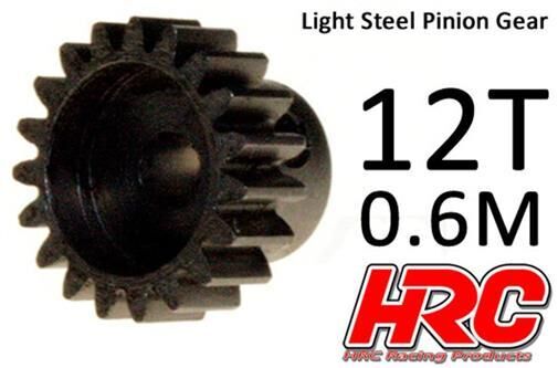 HRC Racing Motorritzel 0.6M Stahl Leicht 12Z / HRC70612