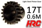 HRC Racing Motorritzel 0.6M Stahl Leicht 17Z / HRC70617