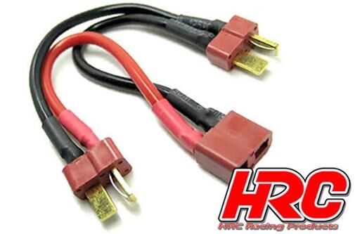 HRC Racing Adapter für 2 Akkus in Serie 14AWG Kabel Ultra T (Deans Kompatible) Stecker / HRC9174A