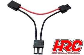 HRC Racing Adapter für 2 Akkus in Serie 14AWG Kabel...
