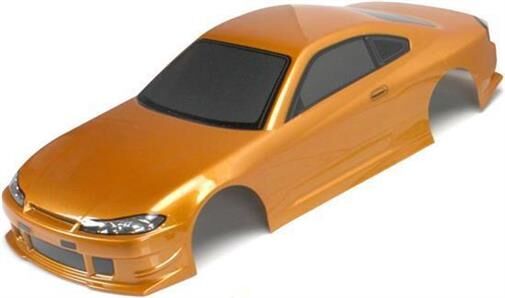 Team Magic Karosserie 1/10 Touring / Drift 190mm Fertig lackiert keine Löcher S15 Gold / TM503319GDA
