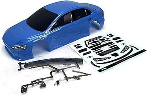 Team Magic Karosserie 1/10 Touring / Drift 190mm Fertig lackiert keine Löcher EVX Blau / TM503366BA