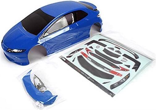 Team Magic Karosserie 1/10 Touring / Drift 190mm Fertig lackiert keine Löcher TPR Blau / TM503367BA