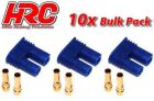 HRC Racing Stecker Gold EC2 weibchen (10 Stk.) / HRC9051B