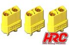 HRC Racing Stecker Gold XT90 weibchen (3 Stk.) / HRC9097A