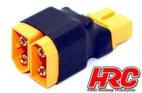 HRC Racing Adapter für 2 Akkus in Serie Kompakte Version XT60 Stecker / HRC9171C