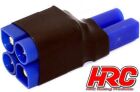 HRC Racing Adapter für 2 Akkus in Serie Kompakte Version EC5 Stecker / HRC9176C