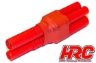 HRC Racing Adapter für 2 Akkus in Parallele Kompakte Version HXT 4.0 Stecker / HRC9188C