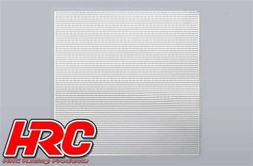 HRC Racing Rostfreier Stahl modifiziert Gitter von Luftzufuhr 100x100mm Mixy Silber / HRC25401D