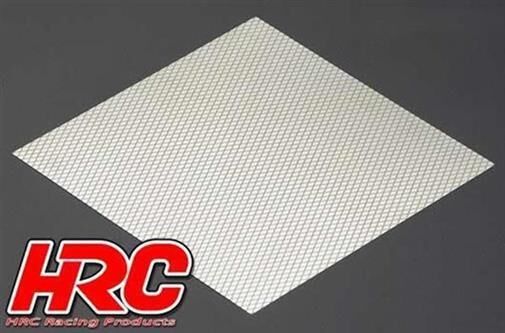 HRC Racing Rostfreier Stahl modifiziert Gitter von Luftzufuhr 100x100mm Diamond Silber / HRC25401K