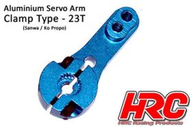 HRC Racing Servohebel Pro Aluminium Clamp Typ einarmig 23Z (Sanwa / Ko Propo / JR) / HRC41101