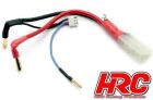 HRC Racing Ladekabel mit Polarity Check LED 4mm Gold Stecker zu Tamiya & Balancer Stecker / HRC9151SL