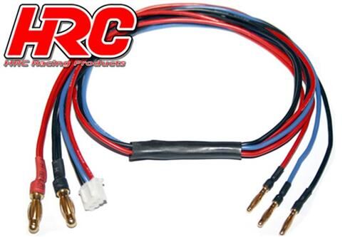 HRC Racing Ladekabel TSW Pro Racing 4mm Gold Stecker zu 2mm & JST Balancer Stecker für Hardcase Akku / HRC9156