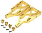 Team Magic Tuningteil E6 Trooper / Trooper II / E6 III Aluminium Gold eloxiert Lower Querlenker (2 Stk.) / TM505223GD