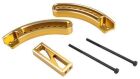 Team Magic Tuningteil E6 Trooper / Trooper II / E6 III Aluminium Gold eloxiert Einstellbarer Fünfte Rad Halter (Wheelie Bar) / TM505224GD